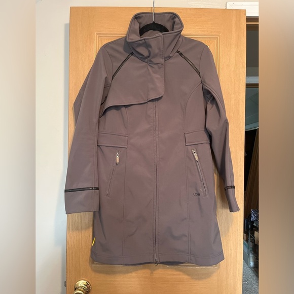 Gray Softshell Lole Trench Activewear - Picture 1 of 15